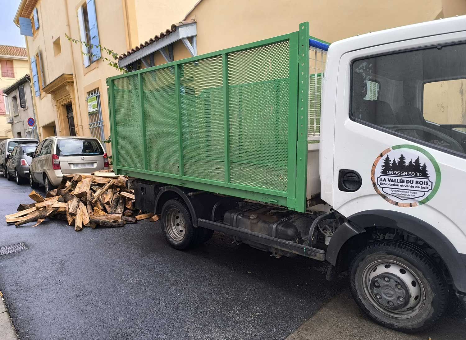 Livraison de bois de chauffage